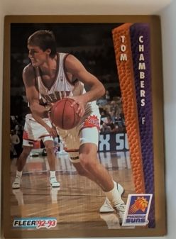 1992-93 Fleer #180 Tom Chambers — front