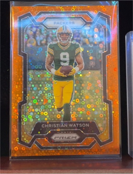 2023 Panini Prizm #107 Christian Watson — front