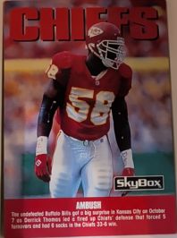 1992 SkyBox Impact #288 Derrick Thomas — front