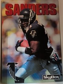 1992 SkyBox Impact #100 Deion Sanders — front