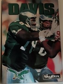 1992 SkyBox #37 Antone Davis — front