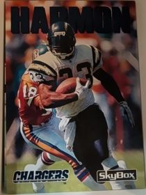 1992 SkyBox Impact #105 Ronnie Harmon — front