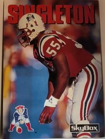 1992 SkyBox Impact #191 Chris Singleton — front