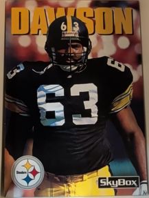1992 SkyBox Impact #154 Dermontti Dawson — front