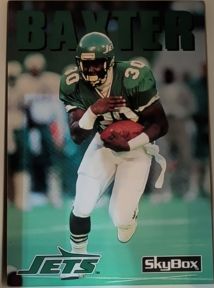 1992 SkyBox Impact #162 Brad Baxter — front