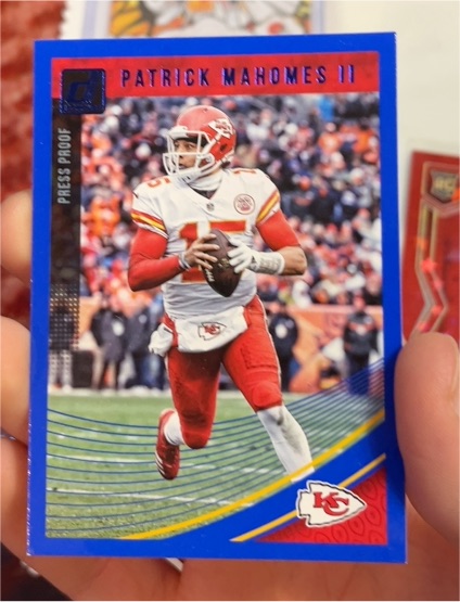 2018 Donruss #138 Patrick Mahomes II — front