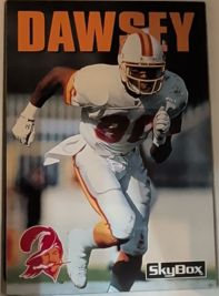1992 SkyBox Impact #184 Lawrence Dawsey Tampa Bay Buccaneers — front