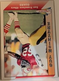 1991 Pacific Football #463 Guy McIntyre — front