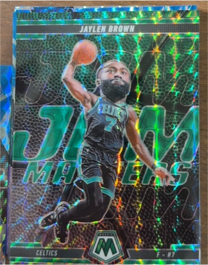 2024-25 Panini Mosaic #19 Jaylen Brown Jam Masters — front