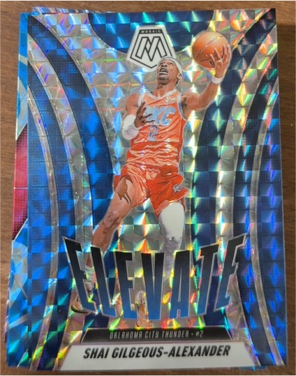 2024-25 Panini Mosaic #25 Shai Gilgeous-Alexander Elevate — front