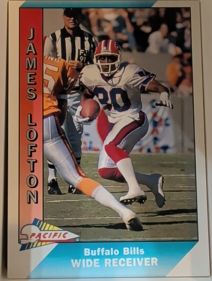 1991 Pacific #25 James Lofton Buffalo Bills — front