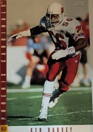 1993 Score #81 Ken Harvey — front