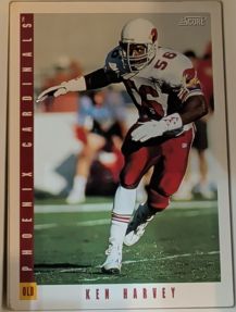 1993 Score #410 Ken Harvey — front