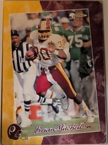1993 Pacific Football #30 Brian Mitchell — front