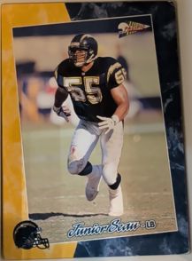1993 Pacific #329 Junior Seau — front