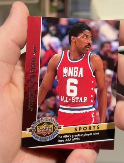 2009 Upper Deck 20th Anniversary Retrospective #563 Julius Erving — front