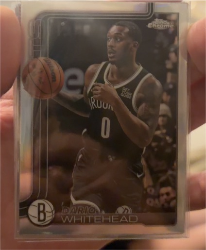 2025-26 Topps Chrome #91 Dariq Whitehead — front