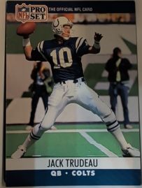 1990 Pro Set #526 Jack Trudeau — front