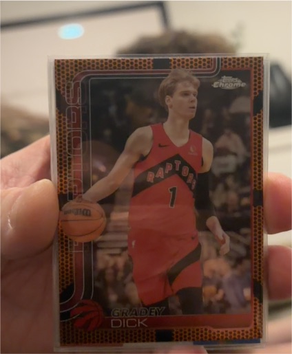 2025-26 Topps Chrome #214 Gradey Dick — front