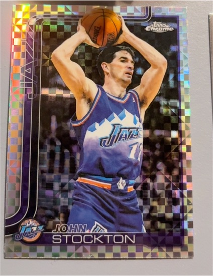 2025-26 Topps Chrome #250 John Stockton — front