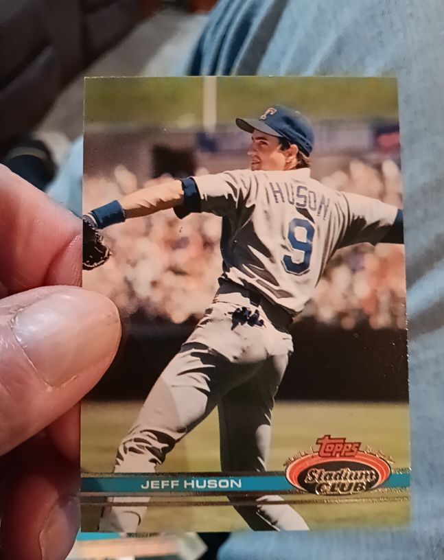 1991 Topps Stadium Club #9 Jeff Huson — front