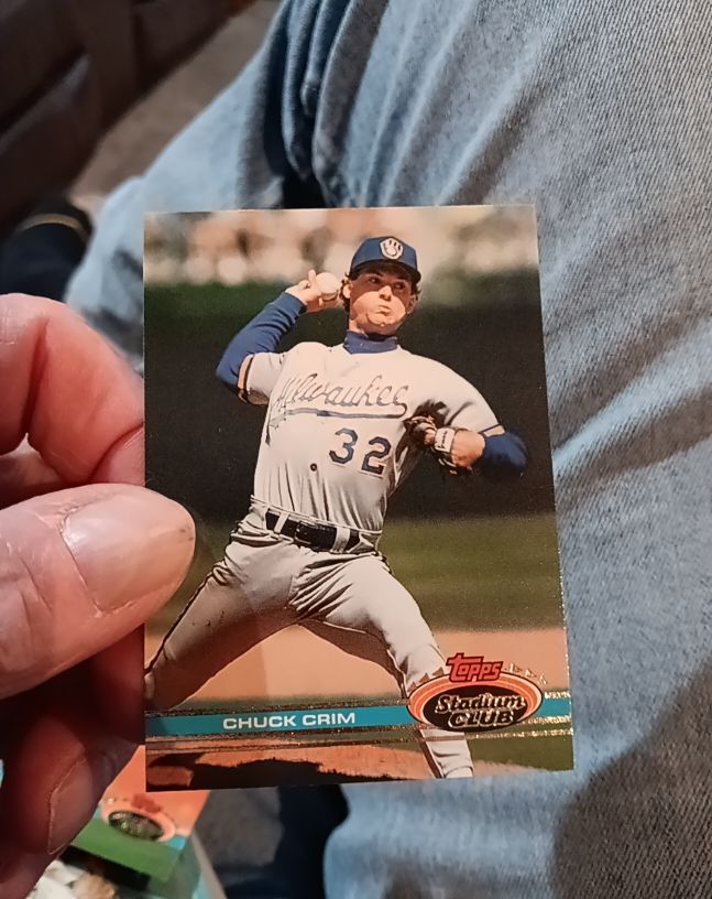 1991 Topps Stadium Club #32 Chuck Crim — front