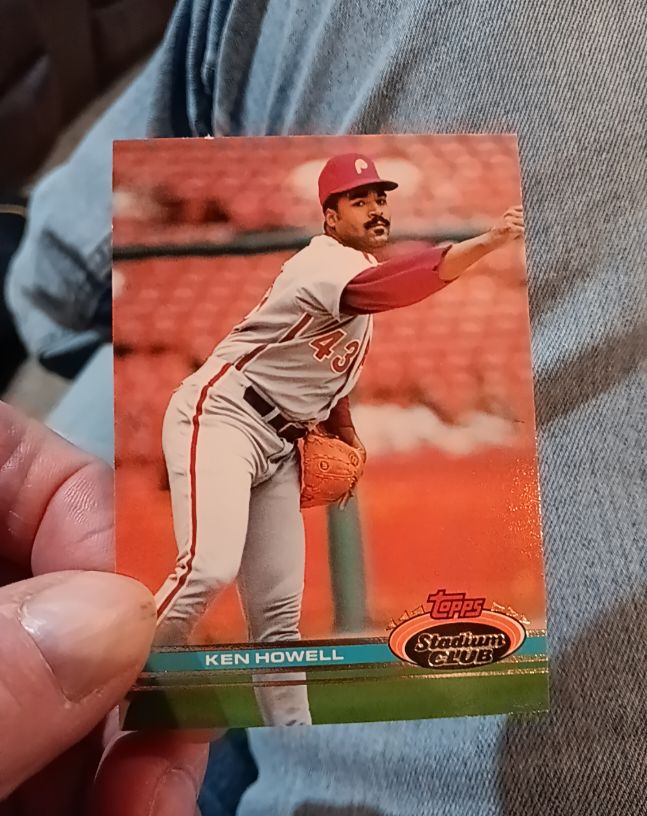 1991 Topps Stadium Club #71 Ken Howell — front