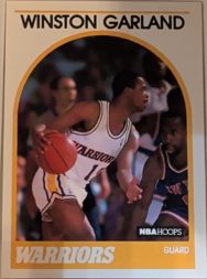 1989-90 Hoops #294 Winston Garland — front