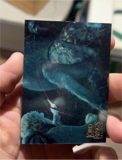 2004 Topps Chrome The Lord of the Rings Trilogy #86 Caught in a Web — front