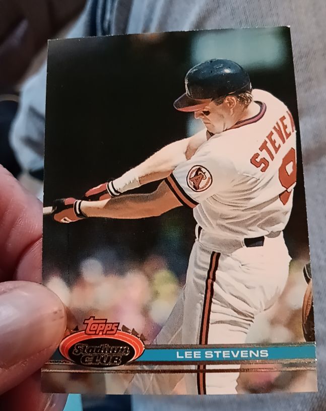 1991 Topps Stadium Club #151 Lee Stevens — front