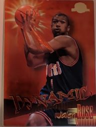 1995-96 SkyBox Premium Dynamic #D4 Jalen Rose — front