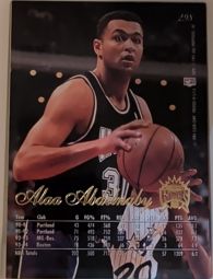1994-95 Fleer Flair #298 Alaa Abdelnaby — front