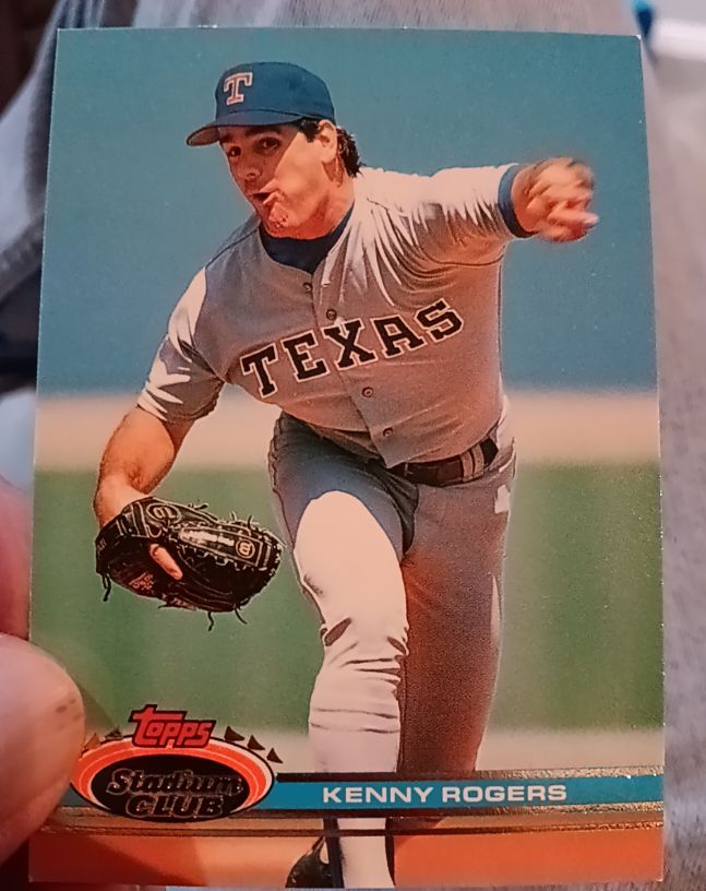 1991 Topps Stadium Club #258 Kenny Rogers — front