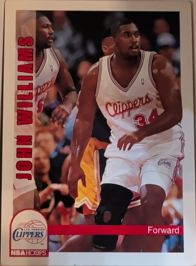 1992-93 Hoops #406 John Williams — front