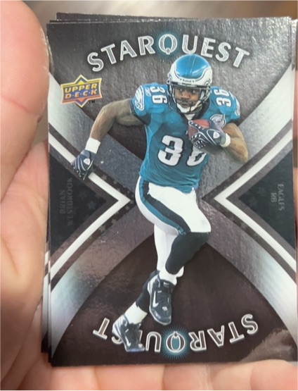 2008 Upper Deck First Edition StarQuest #SQ5 Brian Westbrook — front