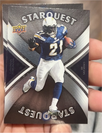 2008 Upper Deck First Edition StarQuest #SQ19 LaDainian Tomlinson — front