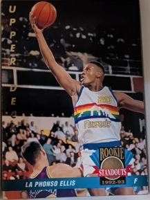 1992-93 Upper Deck #RS4 LaPhonso Ellis Rookie Standouts — front