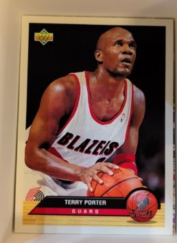 1992-93 Upper Deck McDonald's #P34 Terry Porter — front