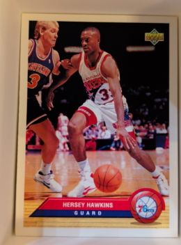1992-93 Upper Deck McDonald's #P30 Hersey Hawkins — front