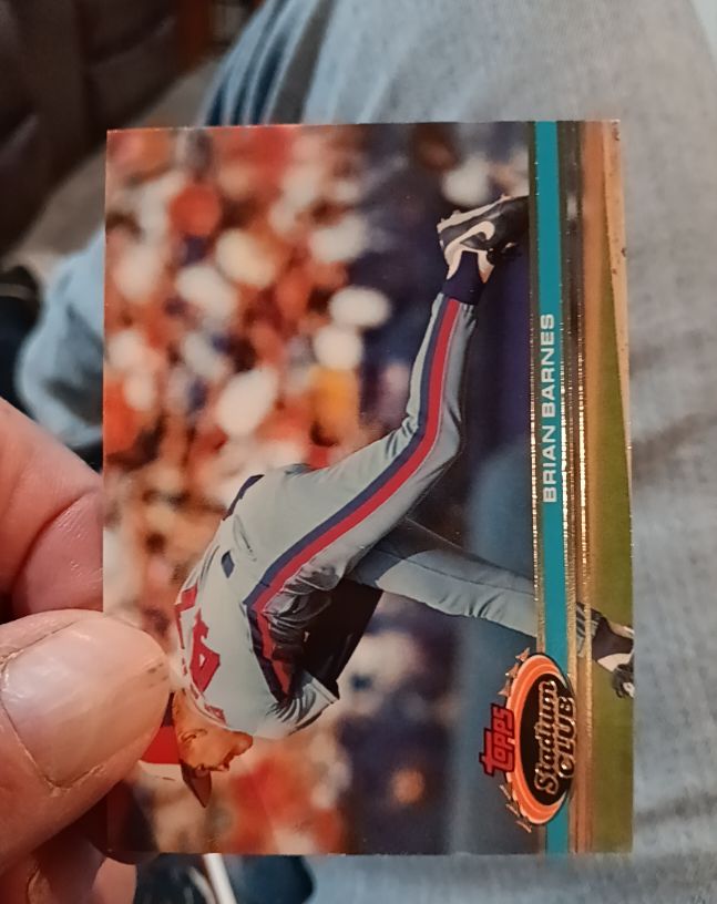 1991 Topps Stadium Club #114 Brian Barnes — front
