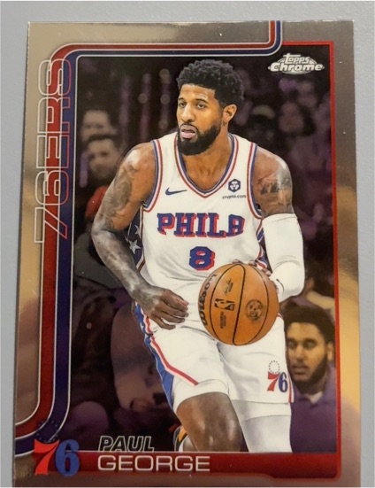 2025-26 Topps Chrome #171 Paul George — front