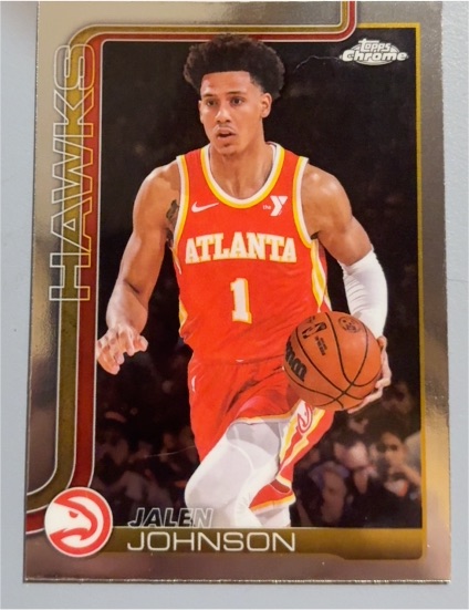 2025-26 Topps Chrome #56 Jalen Johnson — front