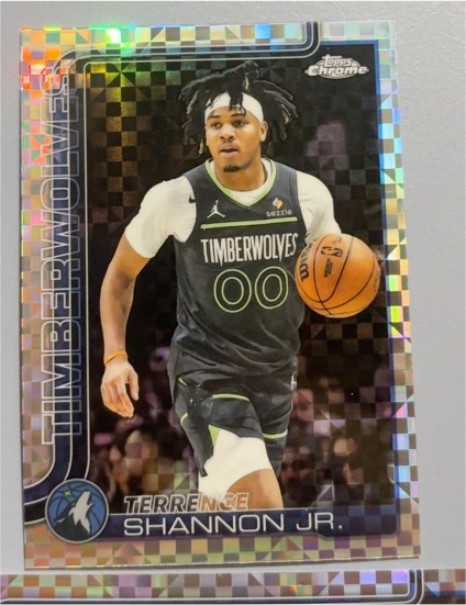 2025-26 Topps Chrome #198 Terrence Shannon Jr. — front