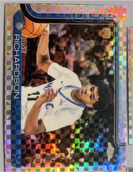 2025-26 Topps Chrome #275 Jase Richardson — front