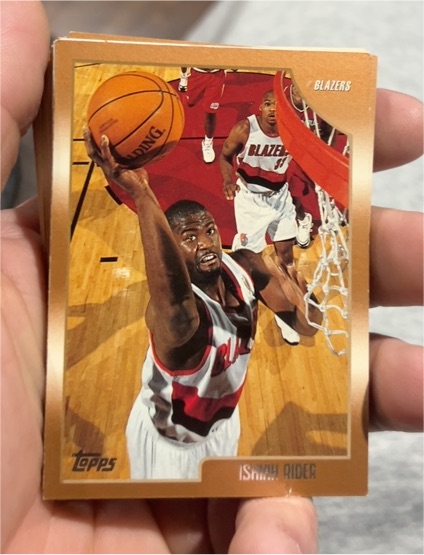 1998-99 Topps #60 Isaiah Rider — front