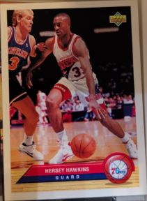 1992-93 Upper Deck McDonald's #P30 Hersey Hawkins — front