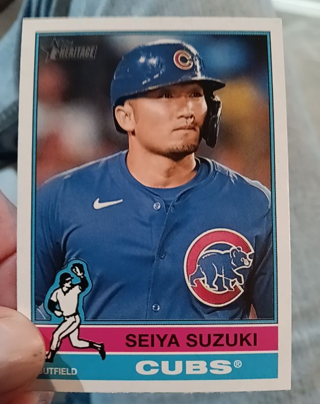 2025 Topps Heritage #253 Seiya Suzuki — front