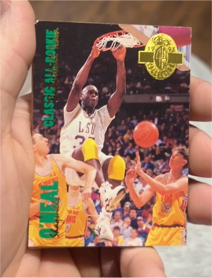 1993 Classic Four Sport #315 Shaquille O'Neal — front