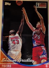 1993-94 Topps #308 Shawn Bradley — front