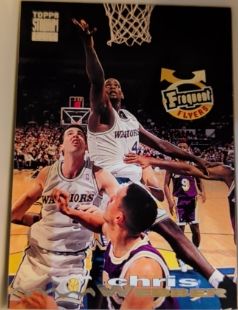 1993-94 Topps Stadium Club Frequent Flyers #352 Chris Webber — front